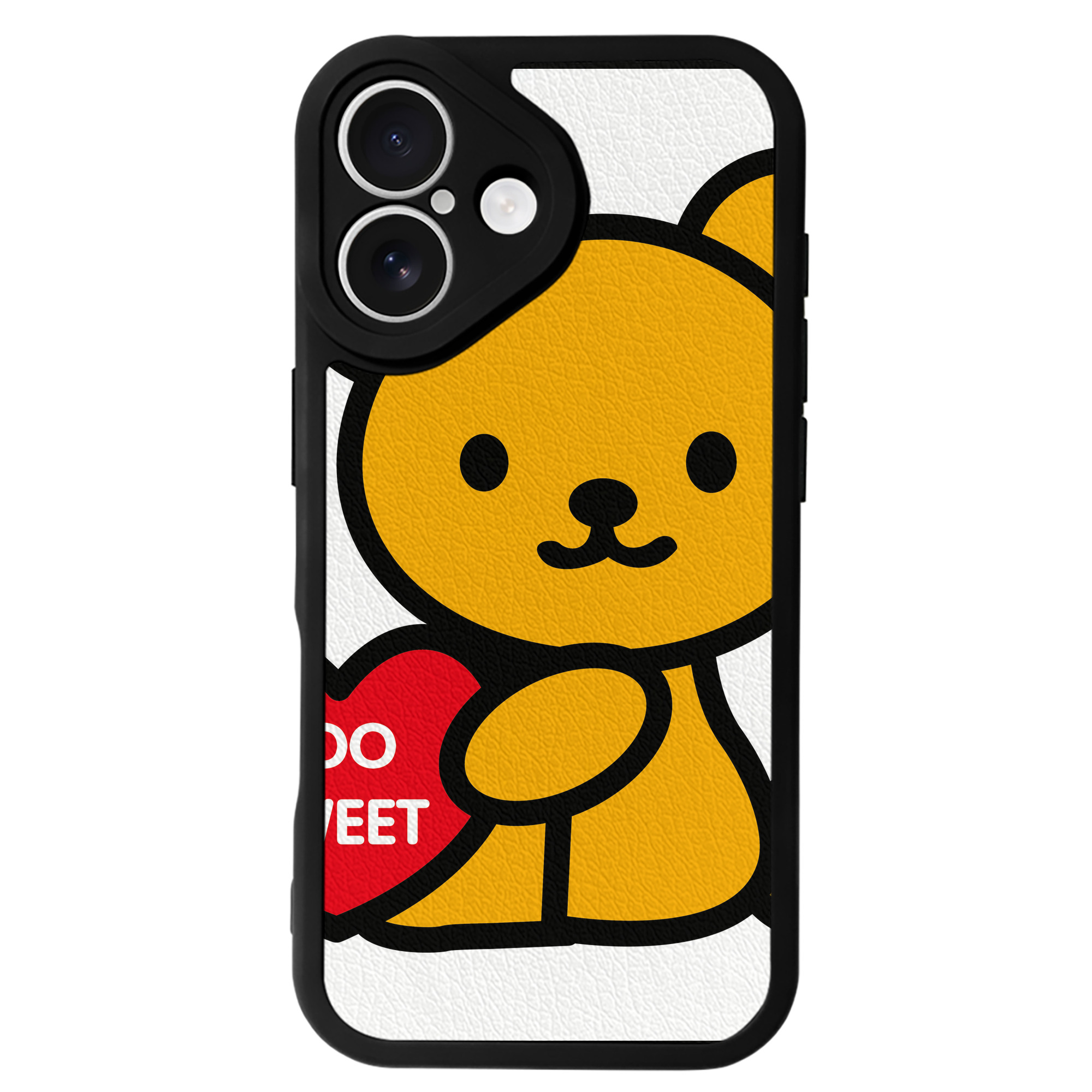 （画像用） Hello Kitty ハローキティ 【iPhone 16シリーズ対応】シリコンスマホケース（レザー調） 材質：シリコン